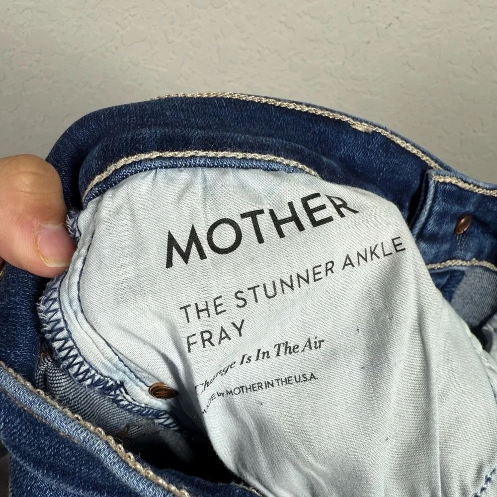 Mother The Stunner Ankle Fray Size 27 - Picture 6 of 8